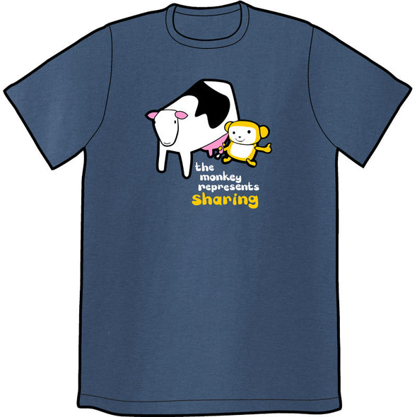 The Monkey Represents Sharing Shirt Shirts Jeffrey Rowland
