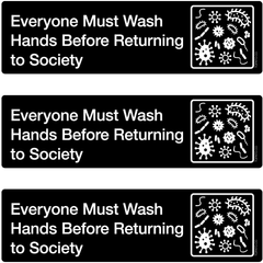 Wash Your Dang Hands Stickers Stickers Jeffrey Rowland Three Stickers ($8)