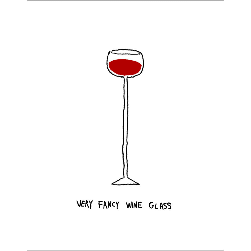 Phil McAndrew 11x14 Inch Prints Art Phil McAndrew Wine Glass