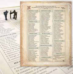 Supernatural Collective Nouns Poster Art Wondermark