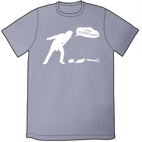 Rock Paper Scissors: Stop Fighting Shirt Shirts Wondermark